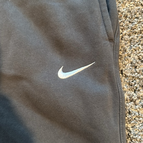 Men’s Nike Charcoal Joggers with White Logo - Picture 2 of 5
